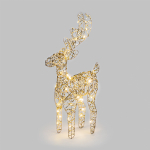 Светодиодная фигура Олень 50см, цвет свечения теплый белый, питание 3xAA (не в комплекте) NEON-NIGHT