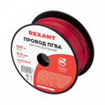 Провод ПГВА 1х0,5 красный (100м/бухта) REXANT (1/1)