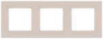 Рамка для розеток и выключателей ЭРА Серия 12 12-5203-15 на 3 поста, Классик, перламутр