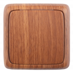 Выкл 1-клавиш. в сборе 10А 250В о/у дерево глянц. IP20 HEGEL Выкл 1-клавиш. в сборе 10А 250В о/у дерево глянц. IP20 HEGEL