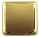 Выкл 1-клавиш. в сборе 10А 250В о/у золото глянц. IP20 HEGEL Выкл 1-клавиш. в сборе 10А 250В о/у золото глянц. IP20 HEGEL