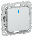 FLITE Выключ. 1-кл. прох. с инд. 10А ВС61-1-1-ФлЖ жем. IEK