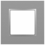 Рамка для розеток и выключателей ЭРА Elegance 14-5011-03 Classic, на 1 пост, алюминий Рамка для розеток и выключателей ЭРА Elegance 14-5011-03 Classic, на 1 пост, алюминий