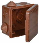 Коробка разветвительная о/у дуб 80х80х50 7 вводов IP54 IEK (1/32/32) Коробка разветвительная о/у дуб 80х80х50 7 вводов IP54 IEK (1/32/32)