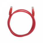 Патч-корд U/UTP REXANT категория 6, RJ45-RJ45, неэкранированный, 26AWG, LSZH, красный, 1 м