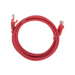 Патч-корд U/UTP REXANT категория 6, RJ45-RJ45, неэкранированный, 26AWG, LSZH, красный, 2 м