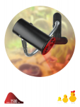 Инфракрасная лампа ЭРА FITO-E27-FLEX-CLIP на прищепке, мощность до 250 Вт Инфракрасная лампа ЭРА FITO-E27-FLEX-CLIP на прищепке, мощность до 250 Вт