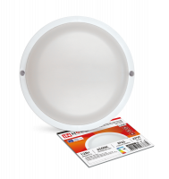 Светильник светодиод герметичный СПП-А 12Вт круг 6500К 960Лм IP65 с оптико-акустическим датчиком IN HOME (1/30)  Снят