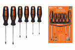 Набор отверток 6 шт.: SL:3x75;5x100;6x150, PH:0х75;1x100;2x150 (пласт. держатель), CR-V "Алмаз" TDM Набор отверток 6 шт.: SL:3x75;5x100;6x150, PH:0х75;1x100;2x150 (пласт. держатель), CR-V "Алмаз" TDM