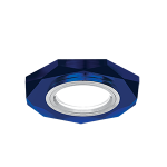 Светильник Восемь гран. Кристал синий/Хром, Gu5.3 Gauss Mirror 1/50 СНЯТ