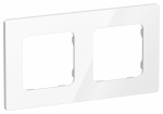 Рамка 2гн белый РУ-2-К-ФлБ  FLITE IEK (1/100)