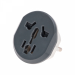 Адаптер универсальный (переxодник) 16А с заземлением, серо-белый REXANT Адаптер универсальный (переxодник) 16А с заземлением, серо-белый REXANT