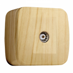 Розетка 1гн ТВ оконечная о/у светлое дерево IP20 Минск EKF Розетка 1гн ТВ оконечная о/у светлое дерево IP20 Минск EKF