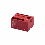 Зажим клеммный проходной 28.8мм размер ячейки 36.1мм 1 уровень сечение провода 6мм² 41А 690В термопласт DKC (ДКС)