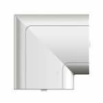 Угол плоский 90х50 мм, изменяемый, цвет серый металлик ДКС