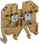 Клемма винтовая КВИ-2,5мм2 желтая IEK (50/1000)