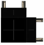 Коннектор угловой для тонкого накладного магнитного шинопровода черный TRM-S5-CC BK ЭРА (1/50) Коннектор угловой для тонкого накладного магнитного шинопровода черный TRM-S5-CC BK ЭРА (1/50)