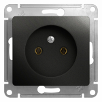 Розетка 1гн без З/К с/у антрацит механизм 16А Glossa Systeme Electric (1/20) Розетка 1гн без З/К с/у антрацит механизм 16А Glossa Systeme Electric (1/20)