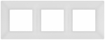 Рамка для розеток и выключателей ЭРА Elegance 14-5003-01М на 3 поста, белый матовый Рамка для розеток и выключателей ЭРА Elegance 14-5003-01М на 3 поста, белый матовый