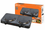 Электроплитка двухконф. ЭПД2 230 В, 2х1 кВт, диск, черная, TDM Электроплитка двухконф. ЭПД2 230 В, 2х1 кВт, диск, черная, TDM