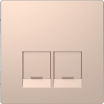 Центр. плата прочее с/у rj45 пластик шампань IP20 SE MERTEN D-Life