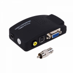 Конвертер AV RCA + S-video на VGA (+ ПЕРЕХОД гнездо BNC – штекер RCA) Конвертер AV RCA + S-video на VGA (+ ПЕРЕХОД гнездо BNC – штекер RCA)