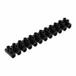 Клеммная колодка 116.7мм 12x2 4-10мм² 10А 400В термопласт черный REXANT