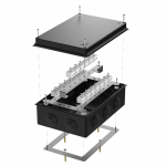Коробка огнестойкая для о/п 40-0330-FR6.0-40 Е15-Е120 RAL9005 260х175х90 (7 шт/кор) Промрукав