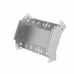 Угол д/листового кабель.лотка 45° вертикально ниспадающий (внешний) без соединит. разъема сталь оцинкованное ПРОМРУКАВ