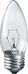 Лампа накал 40Вт свеча Е27 прозр Navigator (10/100)