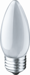 Лампа накал 40Вт свеча Е27 матовая Navigator (10/100)