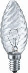 Лампа накал 60Вт свеча витая Е14 прозр Navigator Лампа накал 60Вт свеча витая Е14 прозр Navigator