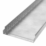 Лоток перфорированный Профи INOX (AISI 304) 500х100х3000 (2,0 мм) (6 м/уп) Промрукав