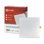 Панель светодиод встраив безрам 18Вт 4000К 1620Лм 120мм с рег. монтаж. 50-110мм SLP-FL белая IP20 IN HOME Панель светодиод встраив безрам 18Вт 4000К 1620Лм 120мм с рег. монтаж. 50-110мм SLP-FL белая IP20 IN HOME