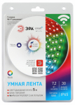 Лента светодиод комплект 7,2Вт 30Led RGB 5м IP65 с WI-FI контроллером на 12V ЭРА (1/4/32) Лента светодиод комплект 7,2Вт 30Led RGB 5м IP65 с WI-FI контроллером на 12V ЭРА (1/4/32)