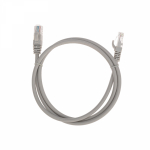 Патч-корд U/UTP REXANT категория 6, RJ45-RJ45, неэкранированный, 26AWG, LSZH, серый, 1 м