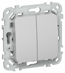 FLITE Выключ. 2-кл. прох. 10А ВС62-1-0-ФлА ал. IEK FLITE Выключ. 2-кл. прох. 10А ВС62-1-0-ФлА ал. IEK