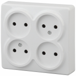 Розетка 4гн без З/К о/у белый 16А IP20 11-2210-01 Эксперт ЭРА (12/120/1920) Розетка 4гн без З/К о/у белый 16А IP20 11-2210-01 Эксперт ЭРА (12/120/1920)
