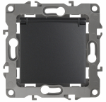 Розетка 1гн с З/К с крыш. шторки с/у антрацит механизм 16А 12-2103-05 Эра12 ЭРА (1/10) Розетка 1гн с З/К с крыш. шторки с/у антрацит механизм 16А 12-2103-05 Эра12 ЭРА (1/10)