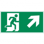 пиктограмма "ФИГУРА / СТРЕЛКА ВПРАВО ВВЕРХ" 400х200мм для аварийно-эвакуационного светильника Vault пиктограмма "ФИГУРА / СТРЕЛКА ВПРАВО ВВЕРХ" 400х200мм для аварийно-эвакуационного светильника Vault