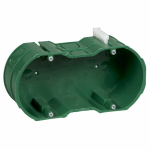 Коробка для скрытого монтажа 148x71x51мм под штукатурку пластик зеленый IP30 Systeme Electric