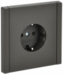 Розетка 1гн с З/К с/у серый винт.клем 16А FP316 FORTE&PIANO IEK (1/10/100)