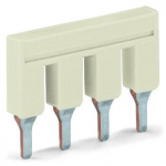 Кроссовый соединитель для клеммных блоков втычная 4 зажима 41А с изоляцией Wago