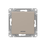 Механизм выключателя, одноклавишный, с подсветкой, кремовый Эпика EKF Механизм выключателя, одноклавишный, с подсветкой, кремовый Эпика EKF