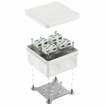 Коробка огнестойкая разветвительная для о/п двухкомпонентная 60-0300-FR6.0-4-8-Р Е15-Е60 RAL9003 100х100х50 (14 шт/уп) Промрукав