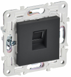 Розетка 1гн комп RJ45 с/у графит кат.6 механизм SK-K02G SKANDY IEK (1/10/100)