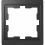 Рамка 1-пост. без перегородки цвет антрацит пластик горизонт. и вертик., IP20 MERTEN D-Life SE