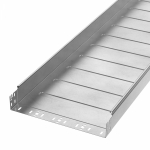 Лоток неперфорированный Профи INOX (AISI 304) 400х80х6000 (1,2 мм) (12 м/уп) Промрукав