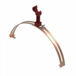 Коньк.рег. зажим с пласт. держ., медь