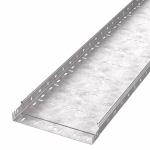 Лоток кабельный листовой 3000x300x50 сталь с перфорированной боковой стенкой толщ.2мм ПРОМРУКАВ